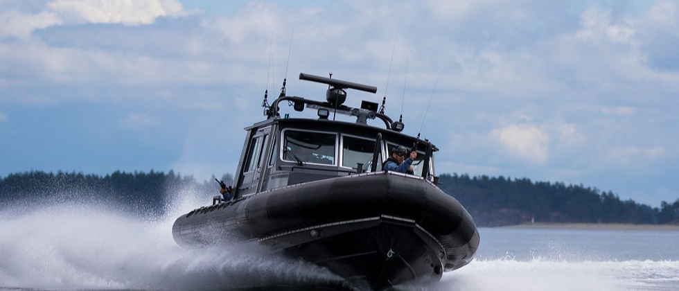 Tactical RIB in operation